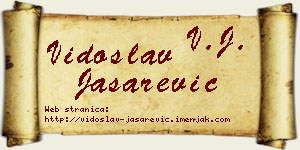 Vidoslav Jašarević vizit kartica